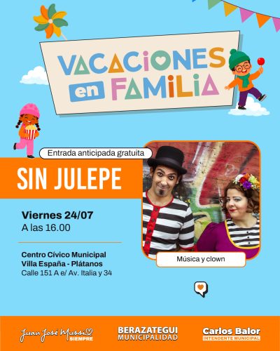 Sin julepe - VACACIONES EN FAMILIA-2026