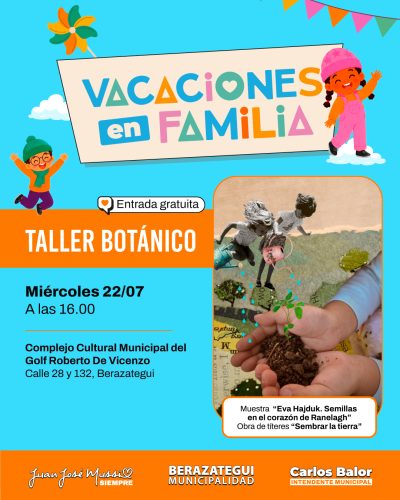 Taller Botánico - VACACIONES EN FAMILIA-2026