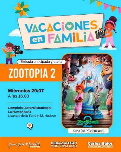 Zootopia - VACACIONES EN FAMILIA-2026