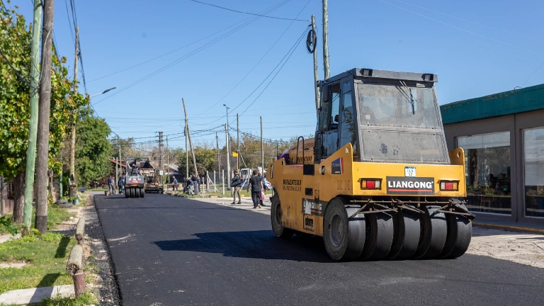 Finalizó una importante obra de reencarpetado asfáltico en Gutiérrez
