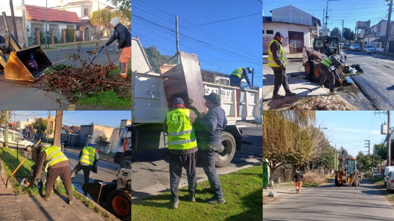 Más operativos de limpieza integral en Berazategui