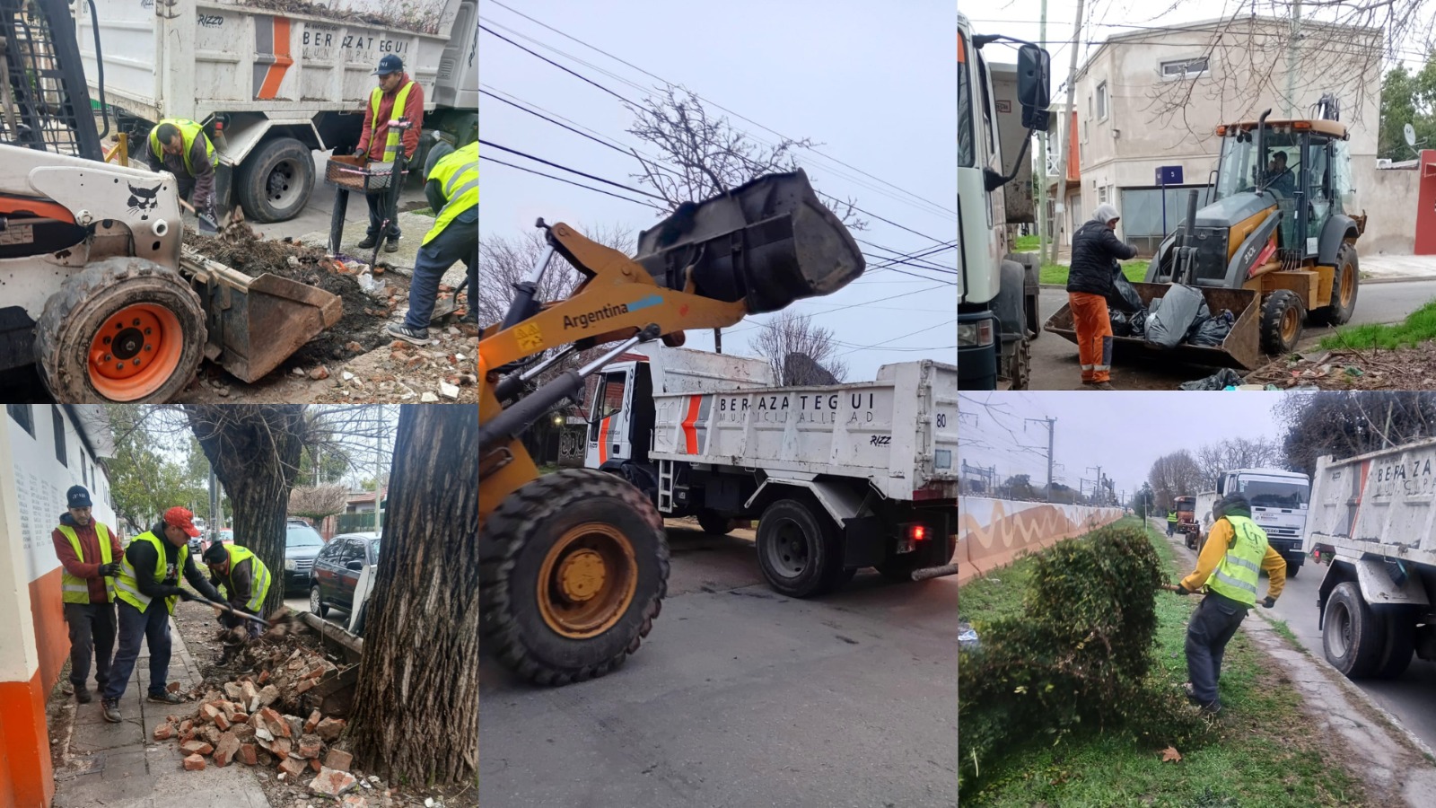Más operativos de limpieza en Berazategui