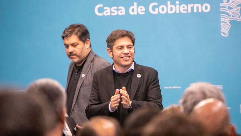 Balor acompañó a Kicillof en la presentación del Plan de prevención y mitigación del fenómeno del “Súper Niño”
