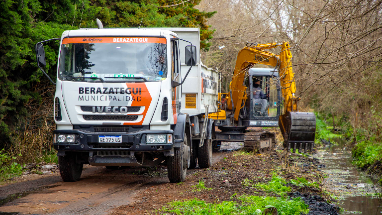 Berazategui refuerza los trabajos de prevención por el fenómeno Súper Niño
