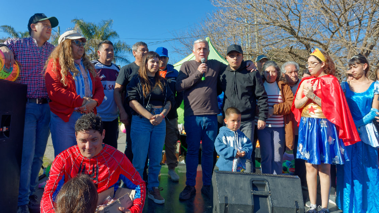 La Unión Vecinal Juan José Mussi celebró el Día de las Infancias con una gran fiesta