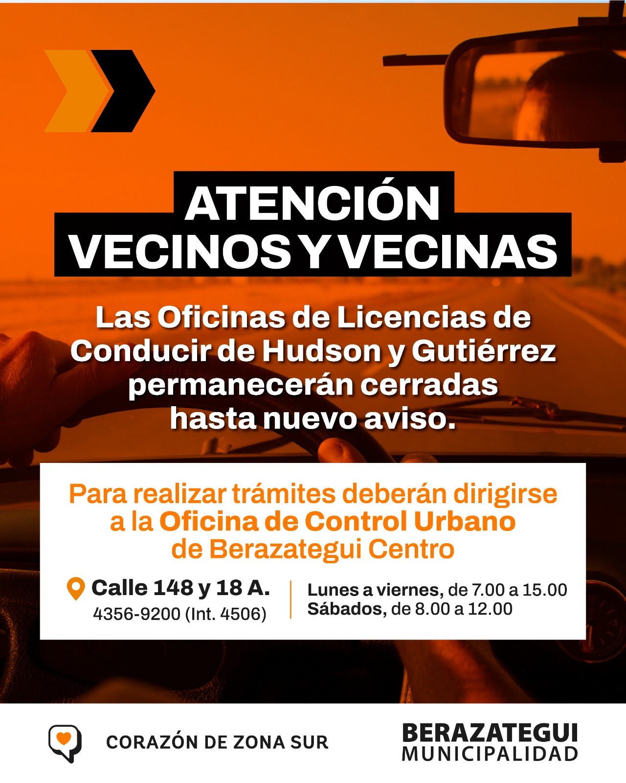 Las Oficinas de Licencias de conducir de Hudson y Gutiérrez permanecen cerradas hasta nuevo aviso