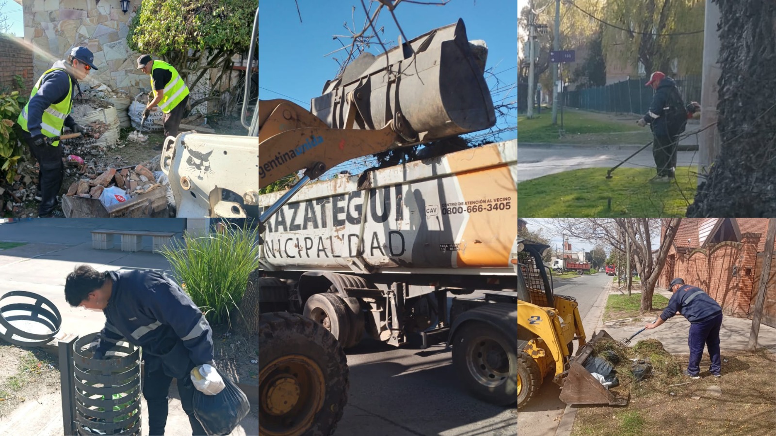 Más operativos de limpieza integral en los barrios