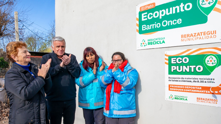 Nuevo Ecopunto para el Barrio Once de El Pato