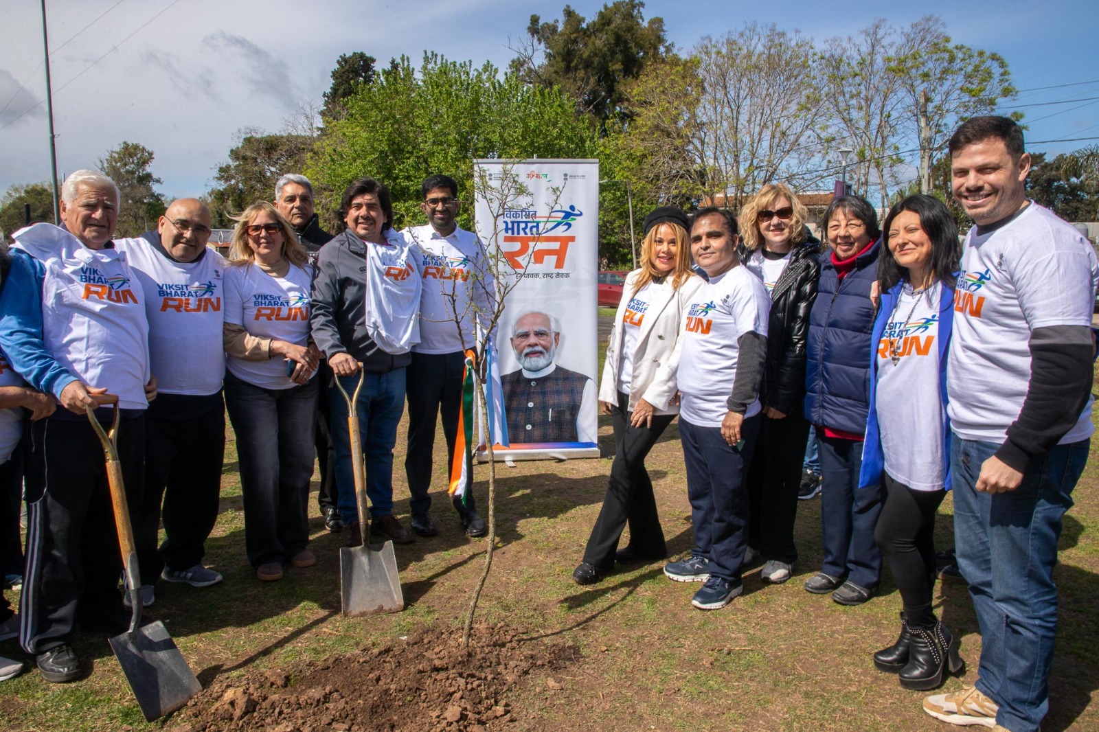 Berazategui fue sede del Viksit Bharat Run 2026, una iniciativa internacional impulsada por la India