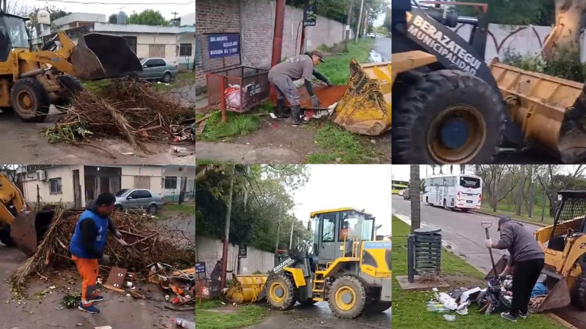 Continúa la limpieza integral en los barrios de Berazategui