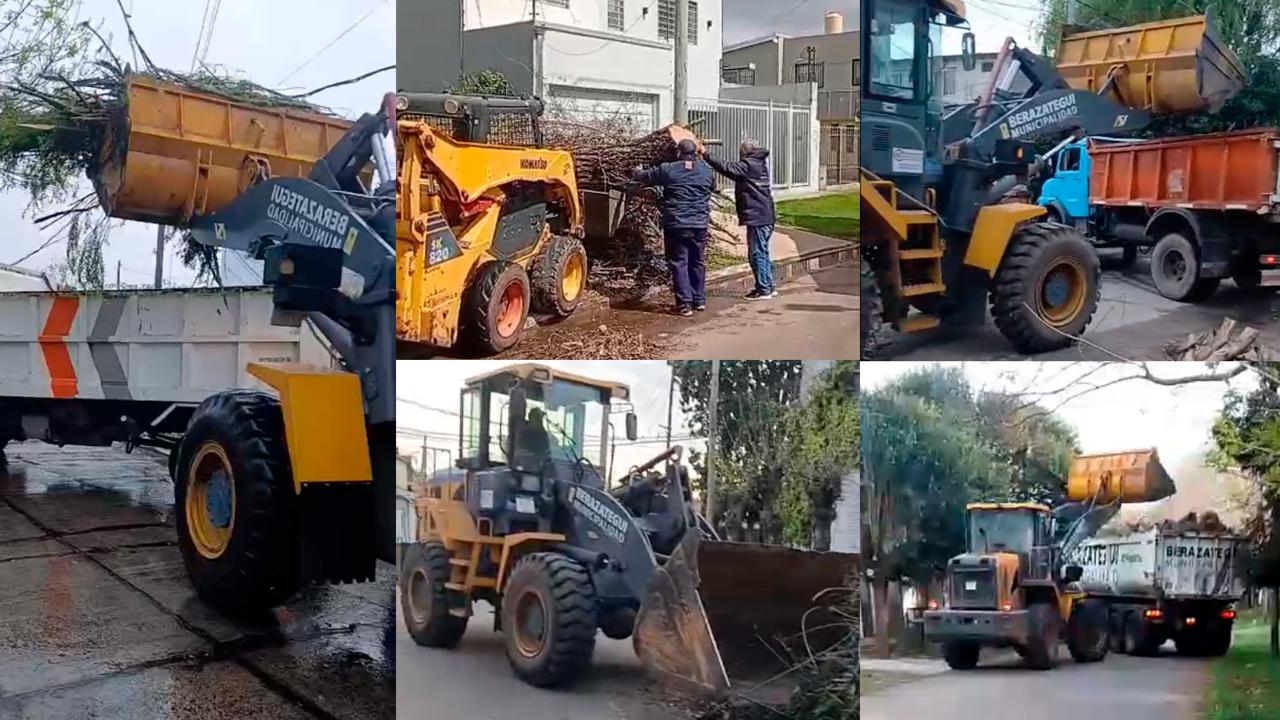 La Municipalidad realiza operativos de limpieza y recolección en los barrios