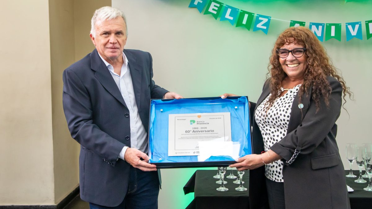 Se conmemoró el 60° aniversario de la primera sucursal del Banco Provincia en Berazategui
