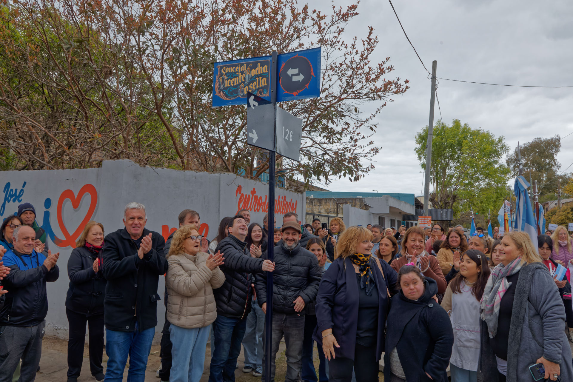 Un tramo de la calle 10 ahora se llama Concejal Vicente “Bocha” Casella